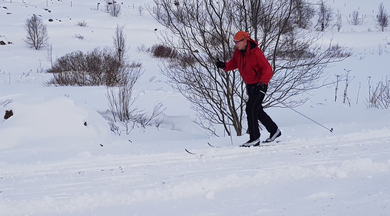 Hjólastígur skíðaspor