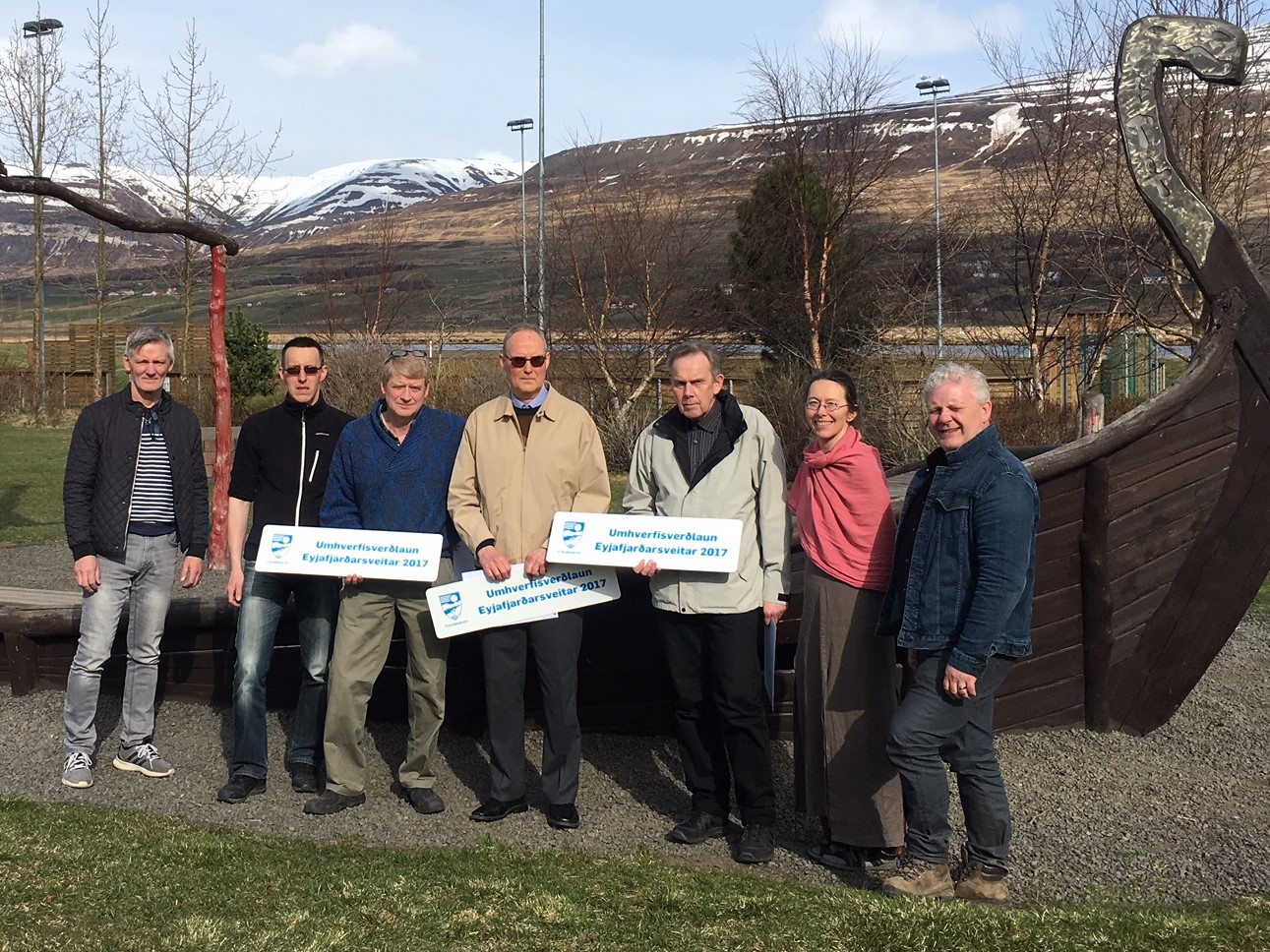 Verðlaunahafar umhverfisverðlauna 2017