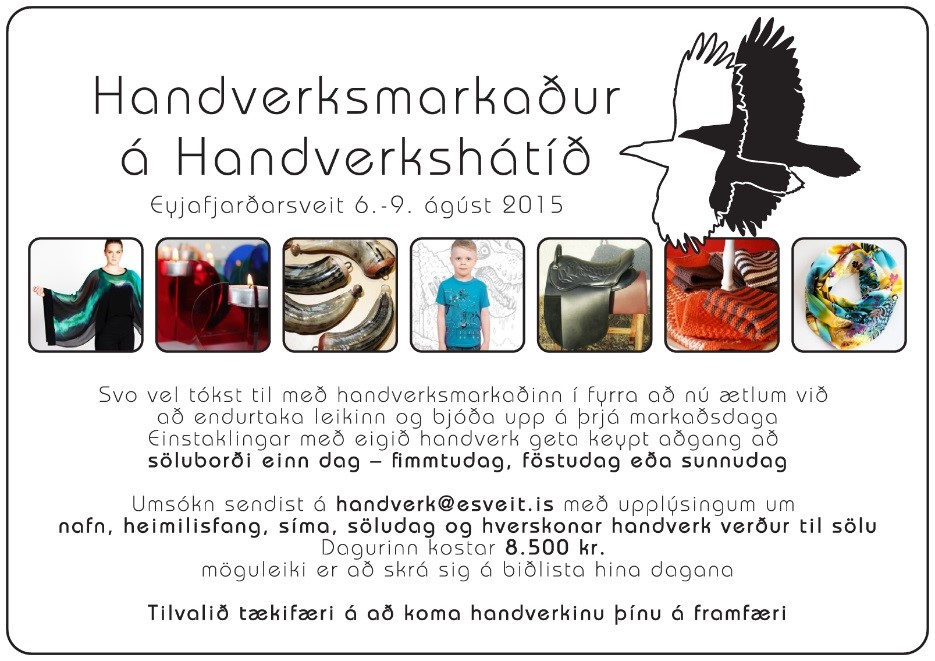 Handverksmarkaður á Handverkshátíð