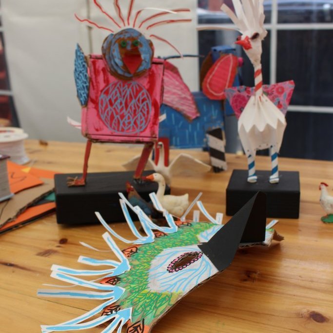 Glæsileg verkefni frá Listasmiðju barnanna