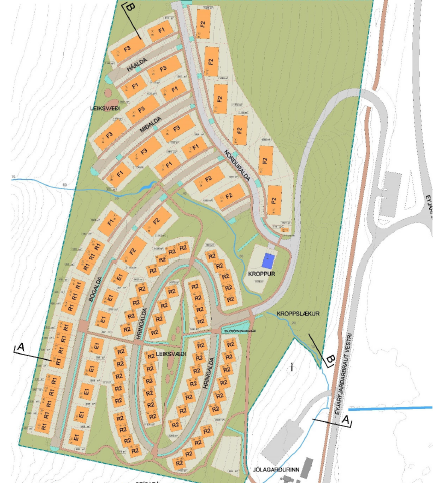 Kroppur íbúðarsvæði - Ölduhverfi, Eyjafjarðarsveit auglýsing aðal- og deiliskipulagstillögu