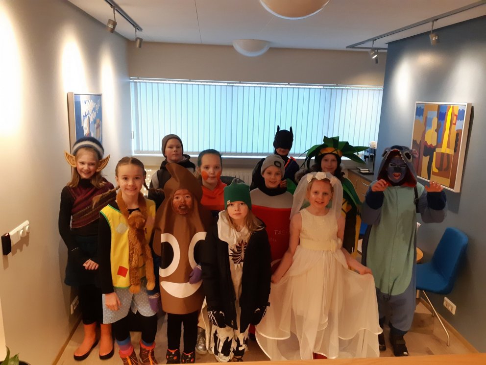 Öskudagur á skrifstofu Eyjafjarðarsveitar