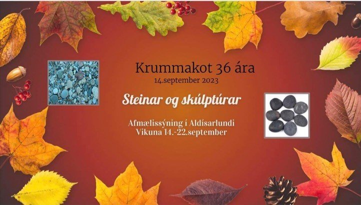 Leikskólinn Krummakot 36 ára - Afmælissýning í Aldísarlundi