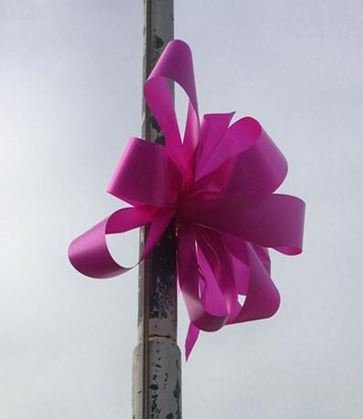 Bleikar slaufur í október