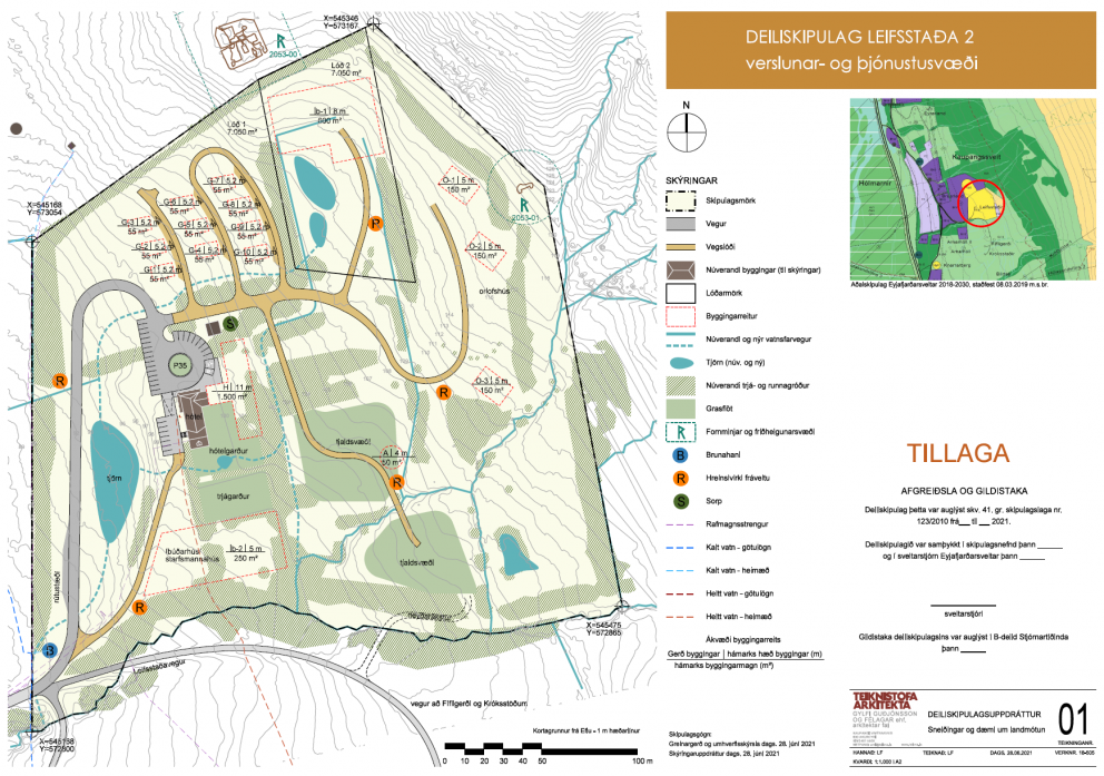 Leifsstaðir 2, Eyjafjarðarsveit – auglýsing aðal- og deiliskipulagstillögu