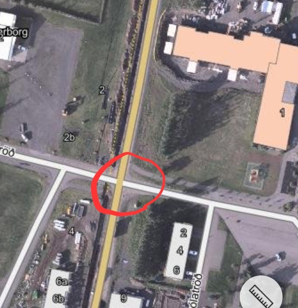 Framkvæmdir á gatnamótum Skólatraðar í dag og næstu daga