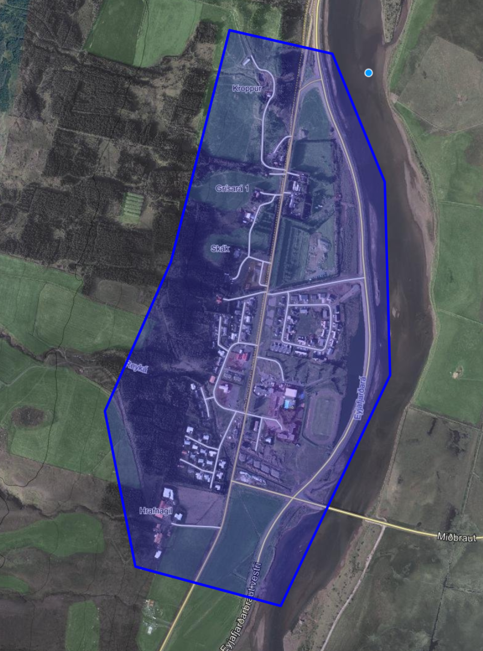 Heitavatnsrof í Hrafnagilshverfi þriðjudaginn 24.júní
