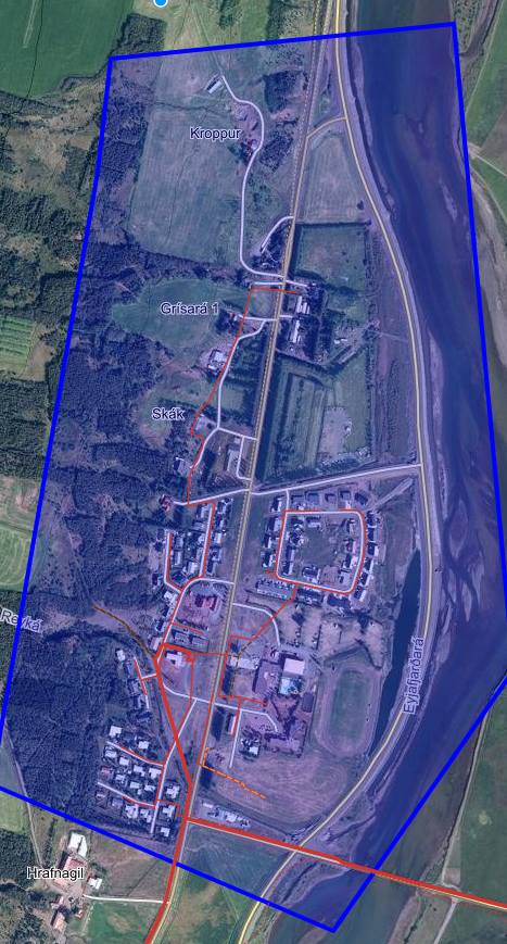Heitavantslaust í Hrafnagilshverfi og næsta nágrenni þess miðvikudaginn 30.október