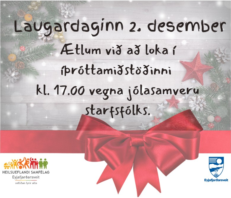 Frá íþróttamiðstöðinni