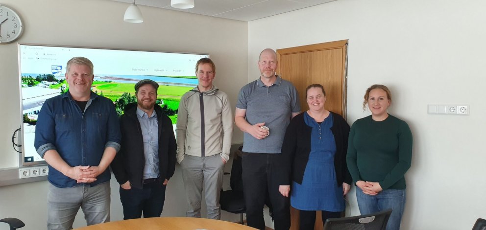 Landbúnaðar- og atvinnumálanefnd ásamt Birni frá MN