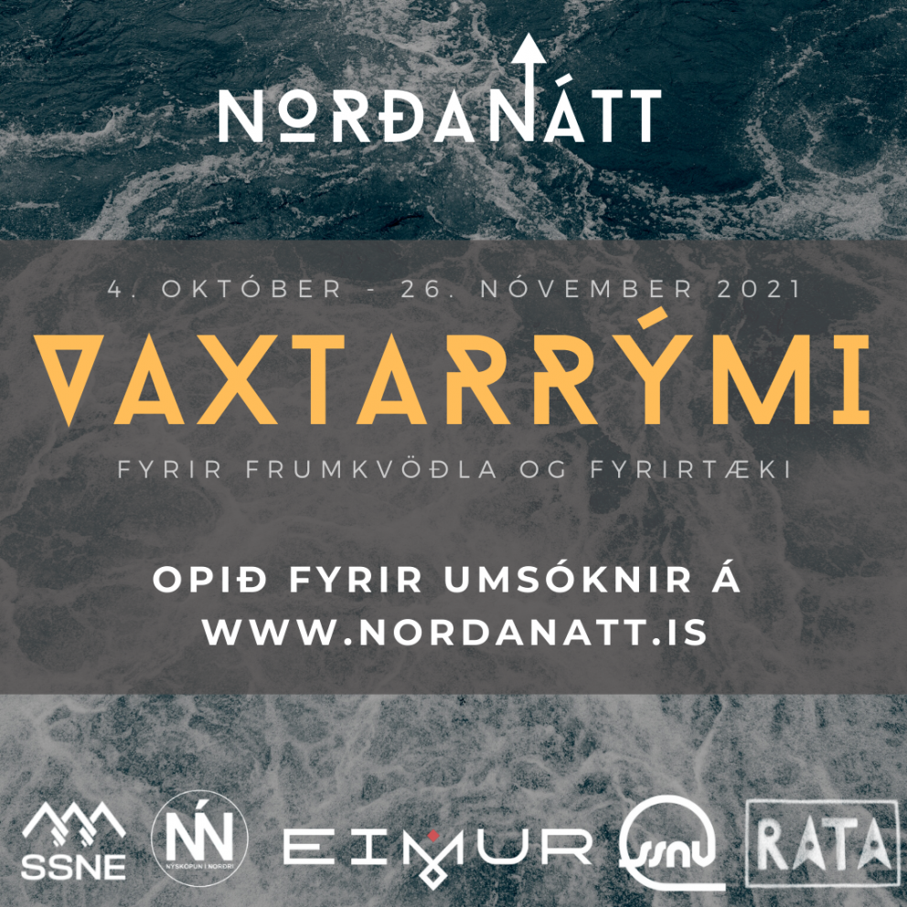Norðanátt kynnir Vaxtarrými fyrir frumkvöðla, ný fyrirtæki og nýsköpun innan rótgróinna fyrirtækja á…