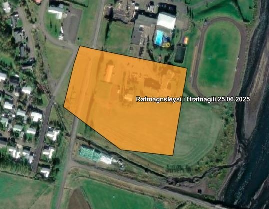 Tilkynning frá RARIK um rafmagnsleysi á parti í Hrafnagilshverfi miðv.d. 25.06 milli kl. 10 og 12
