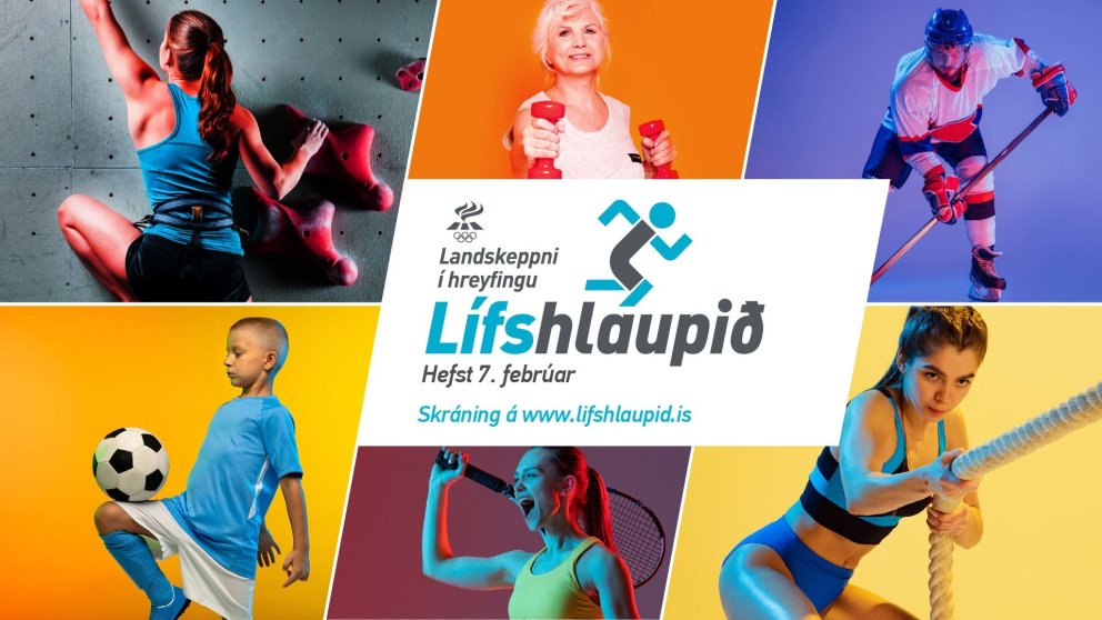 Lífshlaupið hefst á miðvikudaginn!
