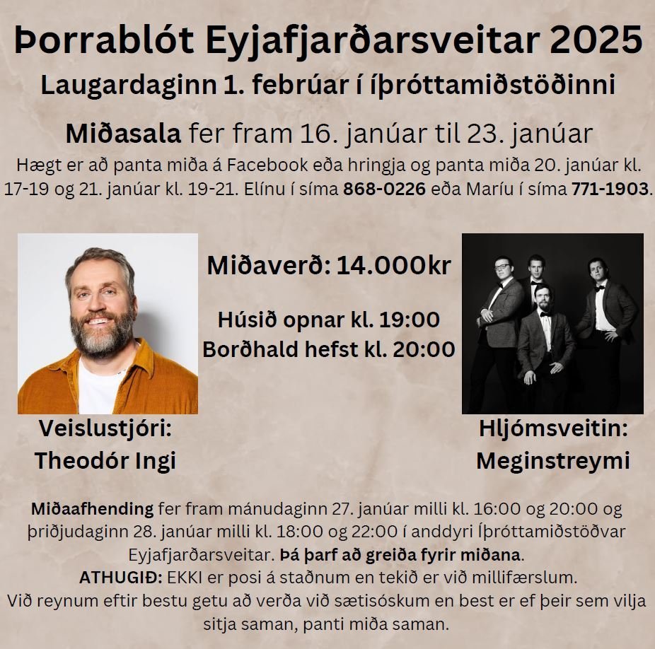 Þorrablót Eyjafjarðarsveitar 2025