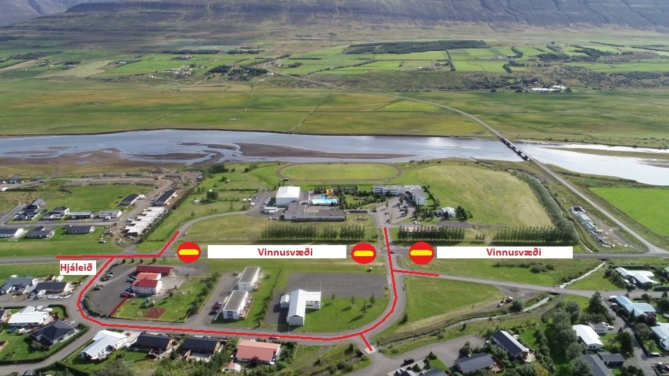 Hrafnatröð lokuð meðan á framkvæmdum stendur.